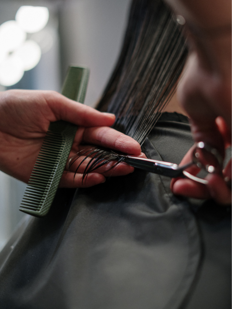 Professioneel haarknippen